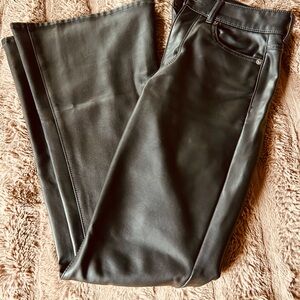 American Eagle Outfitters Black Leather Pants